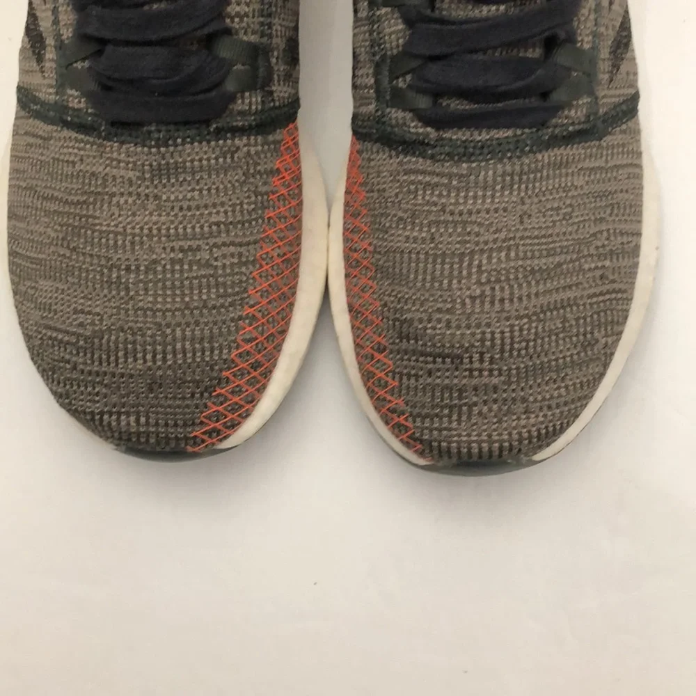 ADIDAS PUREBOOTS GO LEGEND IVY CORAL RUNNING SNEAKERS MENS SIZE 8